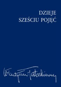 Okładka: Dzieje sześciu pojęć