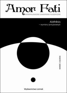 Okładka: Amor Fati 1(5)/2016. Aisthesis