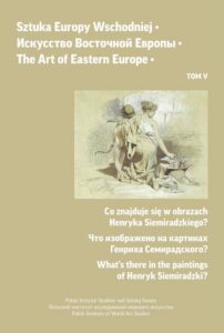 Okładka: Sztuka Europy Wschodniej, t. 5