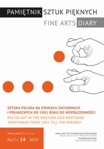 Okładka: Pamiętnik Sztuk Pięknych, t. 14 (2019)