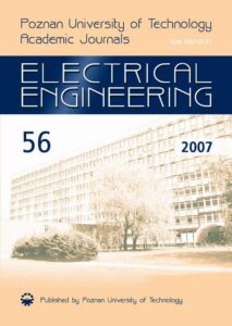 Okładka: Electrical Engineering, Issue 56, Year 2007