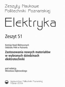 Okładka: Elektryka. Zeszyty Naukowe Politechniki Poznańskiej, nr 51