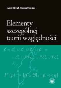 Okładka: Elementy szczególnej teorii względności