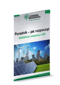 Okładka: Poradnik – jak rozpocząć działalność związaną z OZE