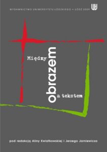 Okładka: Między obrazem a tekstem
