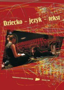 Okładka: Dziecko – język – tekst