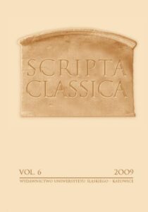 Okładka: Scripta Classica. Vol. 6