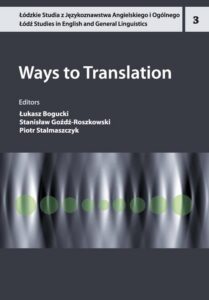 Okładka: Ways to Translation