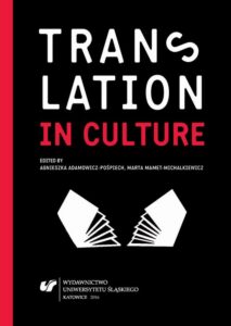 Okładka: Translation in Culture