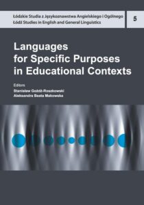 Okładka: Languages for Specific Purposes in Educational Contexts