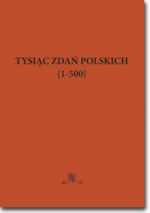 Okładka: Tysiąc zdań polskich {1-500}