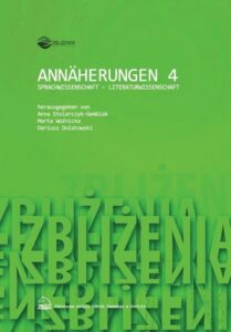 Okładka: Annäherungen 4: SPRACHWISSENSCHAFT – LITERATURWISSENSCHAFT