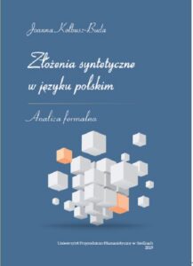 Okładka: Złożenia syntetyczne w języku polskim. Analiza formalna
