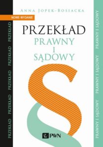 Okładka: Przekład prawny i sądowy