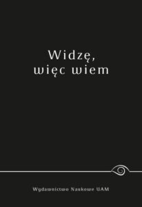 Okładka: Widzę, więc wiem