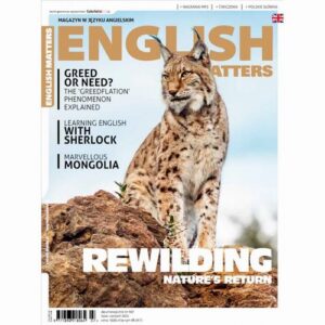 Okładka: English Matters nr 107. Numer lipiec/sierpień 2024