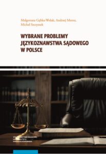 Okładka: Wybrane problemy językoznawstwa sądowego w Polsce
