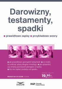 Okładka: Prawo na co dzień 2/2024 Darowizny, testamenty, spadki