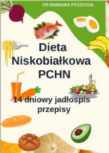 Okładka: Dieta Niskobiałkowa w PChN – 14-dniowy jadłospis, przepisy