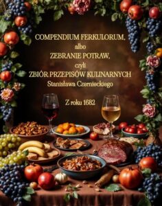 Okładka: Compendium Ferkulorum, albo Zebranie Potraw, czyli Zbiór Przepisów Kulinarnych