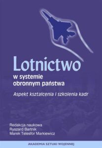 Okładka: Lotnictwo w systemie obronnym państwa. Aspekt szkolenia i kształcenia kadr