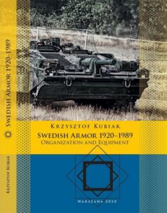 Okładka: Swedish Armor 1920–1989. Organization and Equipment