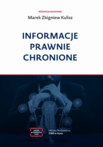 Okładka: INFORMACJE PRAWNIE CHRONIONE