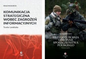 Okładka: KOMUNIKACJA STRATEGICZNA W PRZYGOTOWANIU OBRONNYM Pakiet 2 książki