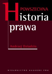 Okładka: Powszechna historia prawa