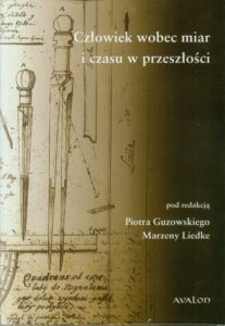 Okładka: Człowiek wobec miar i czasu w przeszłości
