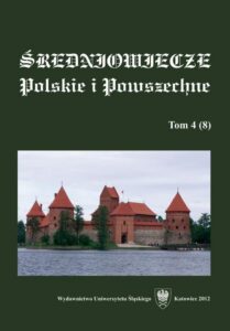 Okładka: Średniowiecze Polskie i Powszechne. T. 4 (8)