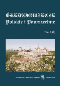 Okładka: Średniowiecze Polskie i Powszechne. T. 2 (6)