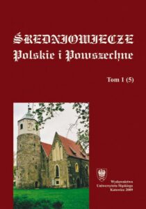 Okładka: Średniowiecze Polskie i Powszechne. T. 1 (5)