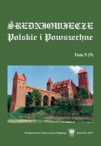 Okładka: Średniowiecze Polskie i Powszechne. T. 5 (9)