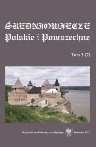 Okładka: Średniowiecze Polskie i Powszechne. T. 3 (7)