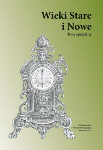 Okładka: Wieki Stare i Nowe. Tom specjalny: Ludzie i elity pogranicza
