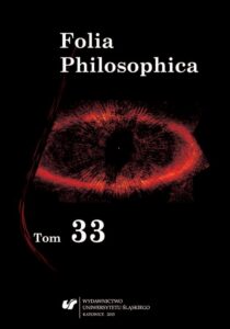 Okładka: Folia Philosophica. T. 33