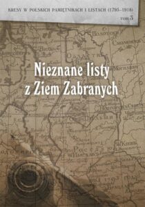 Okładka: Nieznane listy z Ziem Zabranych