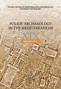 Okładka: Polish Archaeology in the Mediterranean 19. Reports 2007