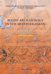Okładka: Polish Archaeology in the Mediterranean 11. Reports 1999