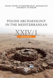 Okładka: Polish Archaeology in the Mediterranean 24/1. Research. Fieldwork and Studies