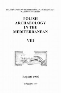 Okładka: Polish Archaeology in the Mediterranean 8. Reports 1996