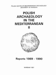 Okładka: Polish Archaeology in the Mediterranean 2. Reports 1989-1990