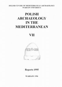 Okładka: Polish Archaeology in the Mediterranean 7. Reports 1995