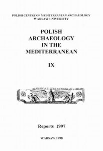 Okładka: Polish Archaeology in the Mediterranean 9. Reports 1997