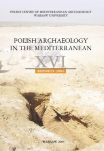 Okładka: Polish Archaeology in the Mediterranean 16. Reports 2004