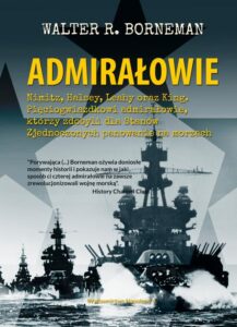 Okładka: Admirałowie. Nimitz Halsey,Leahy oraz King.