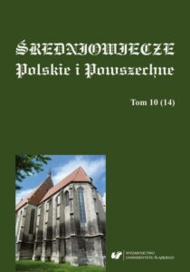 Okładka: Średniowiecze Polskie i Powszechne. T. 10 (14)
