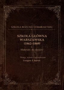 Okładka: Szkoła Główna Warszawska (1862-1869)