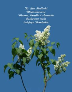 Okładka: Błogosławione Dianna, Cecylia i Amanda duchowne córki świętego Dominika